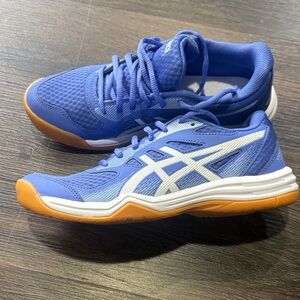 ASICS Vibrant Blue and White Sneakers